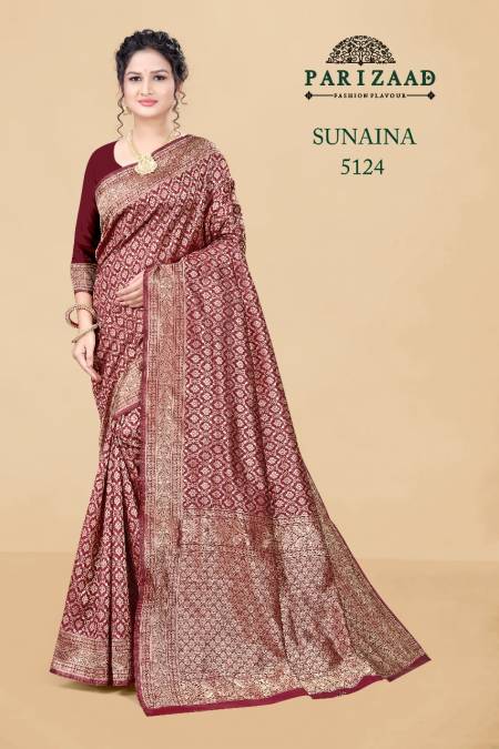 Parizaad By Sunaina Silk Designer Sarees Catalog